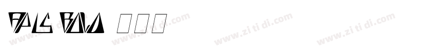 Apis BoLd字体转换